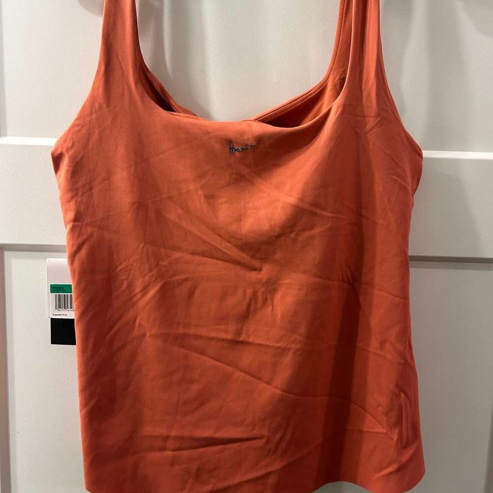 Women's Nike Orange Yoga Tank